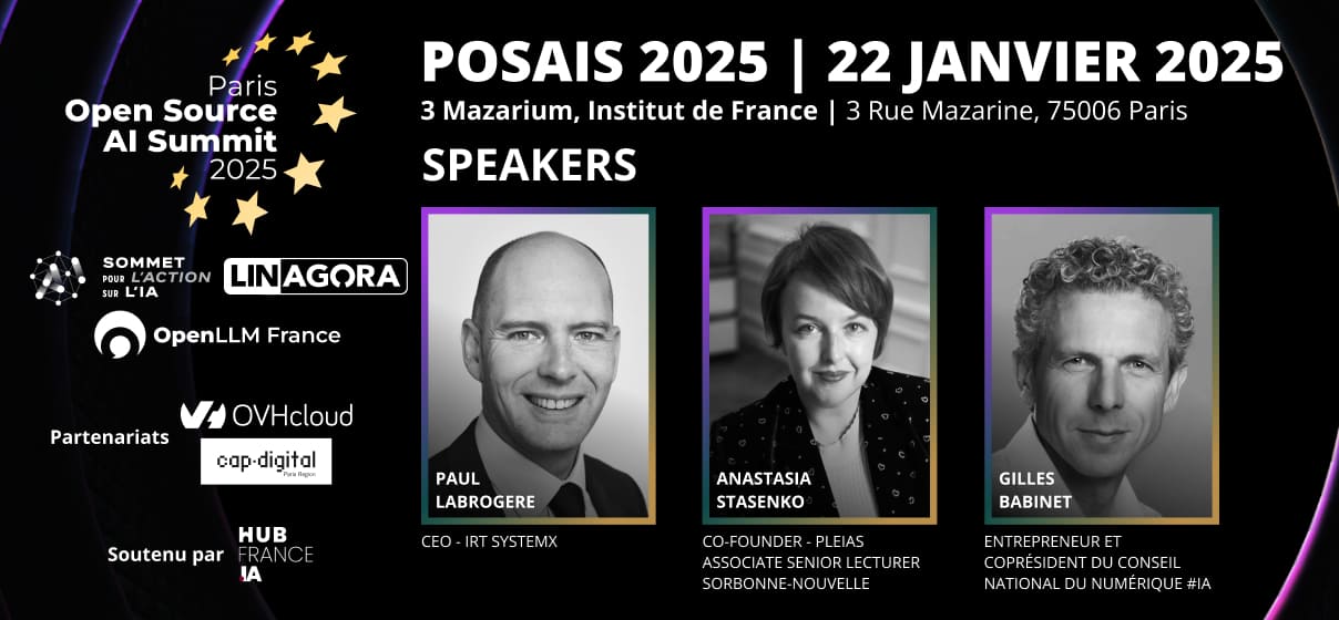 POSAIS est le 1er événement dédié à l'IA Open Source